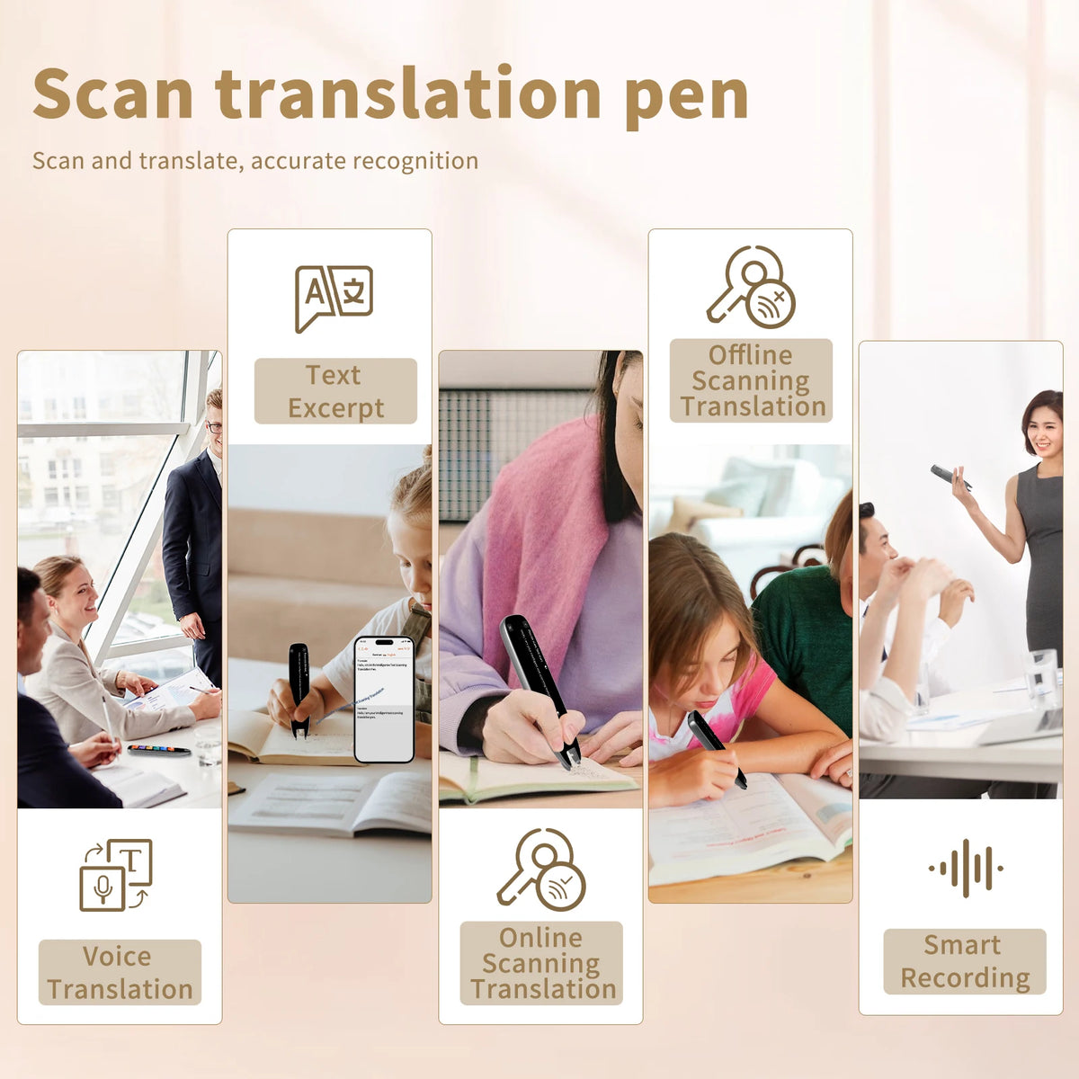 Scan Übersetzungsstift mit Textscanner