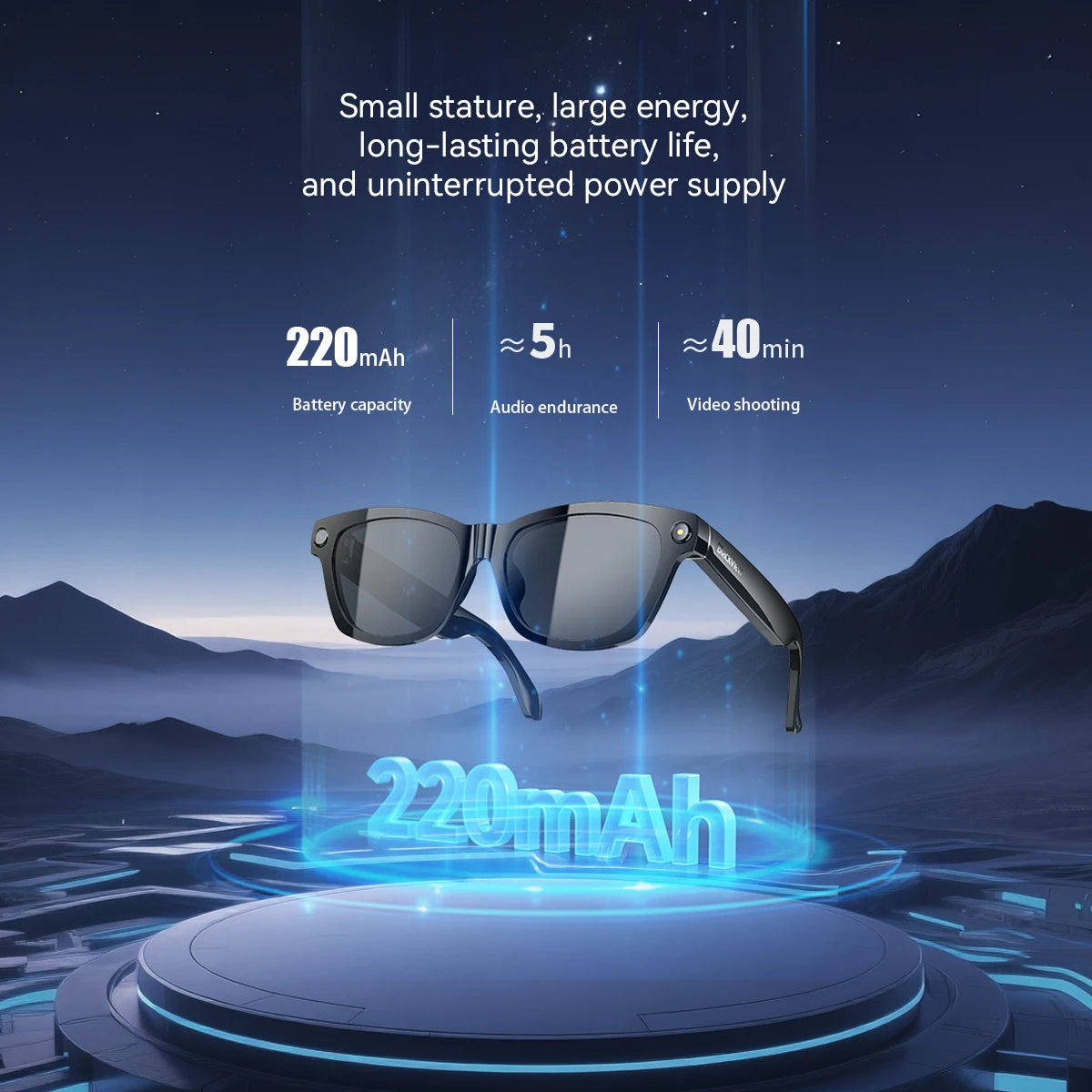 Blackview BV100 AI Smart Glasses mit 2K-Kamera