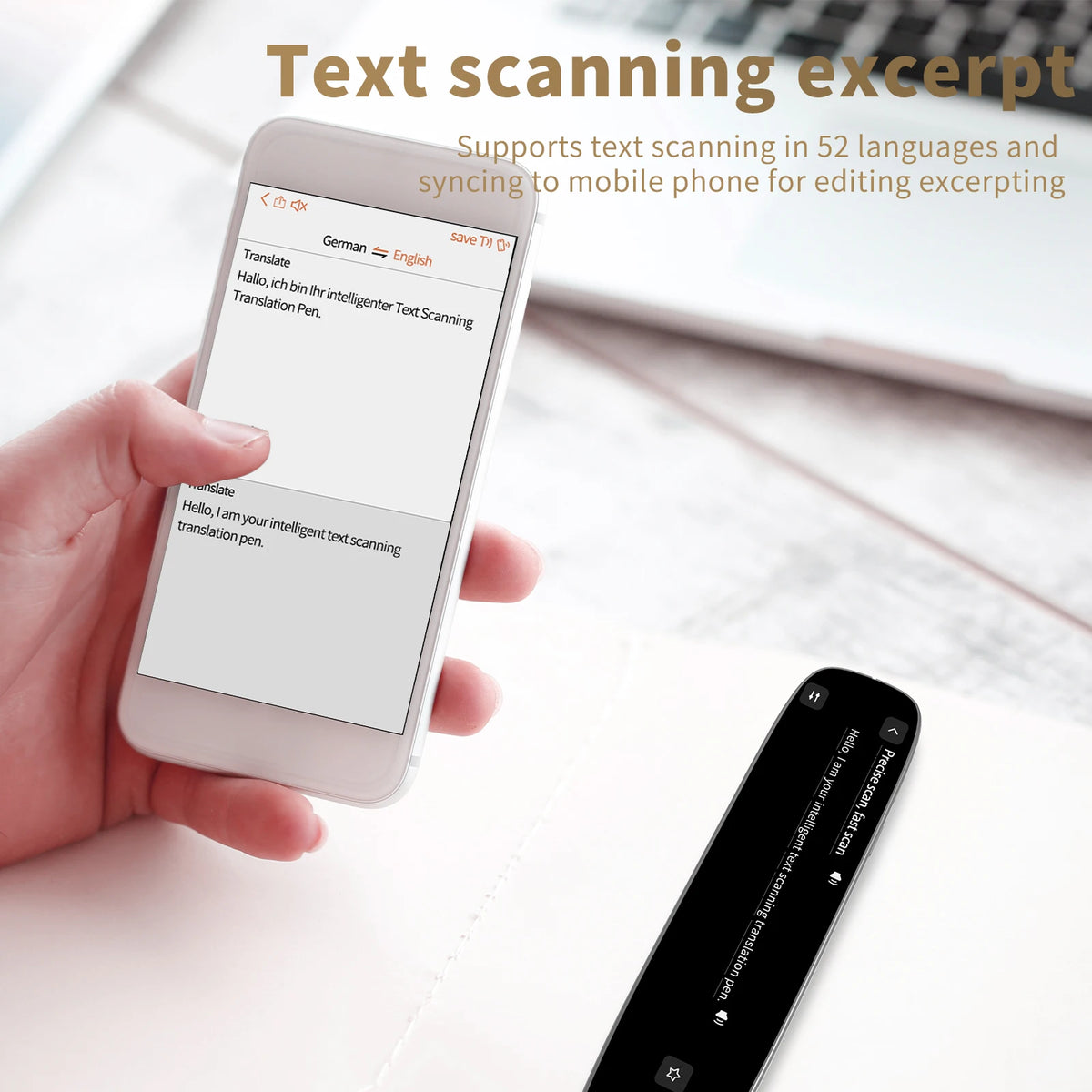 Scan Übersetzungsstift mit Textscanner